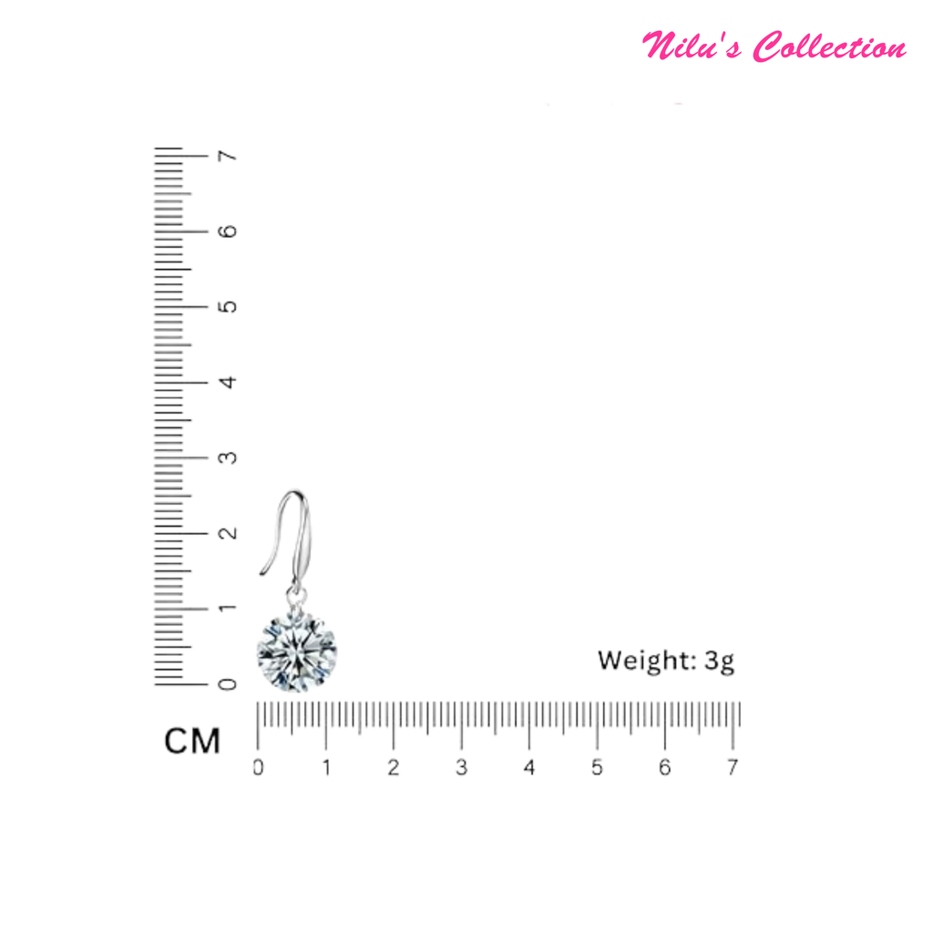 Daily Essential Value Set| Silver and Golden Drop Earrings for Women d Girl Copper Stud Earring
