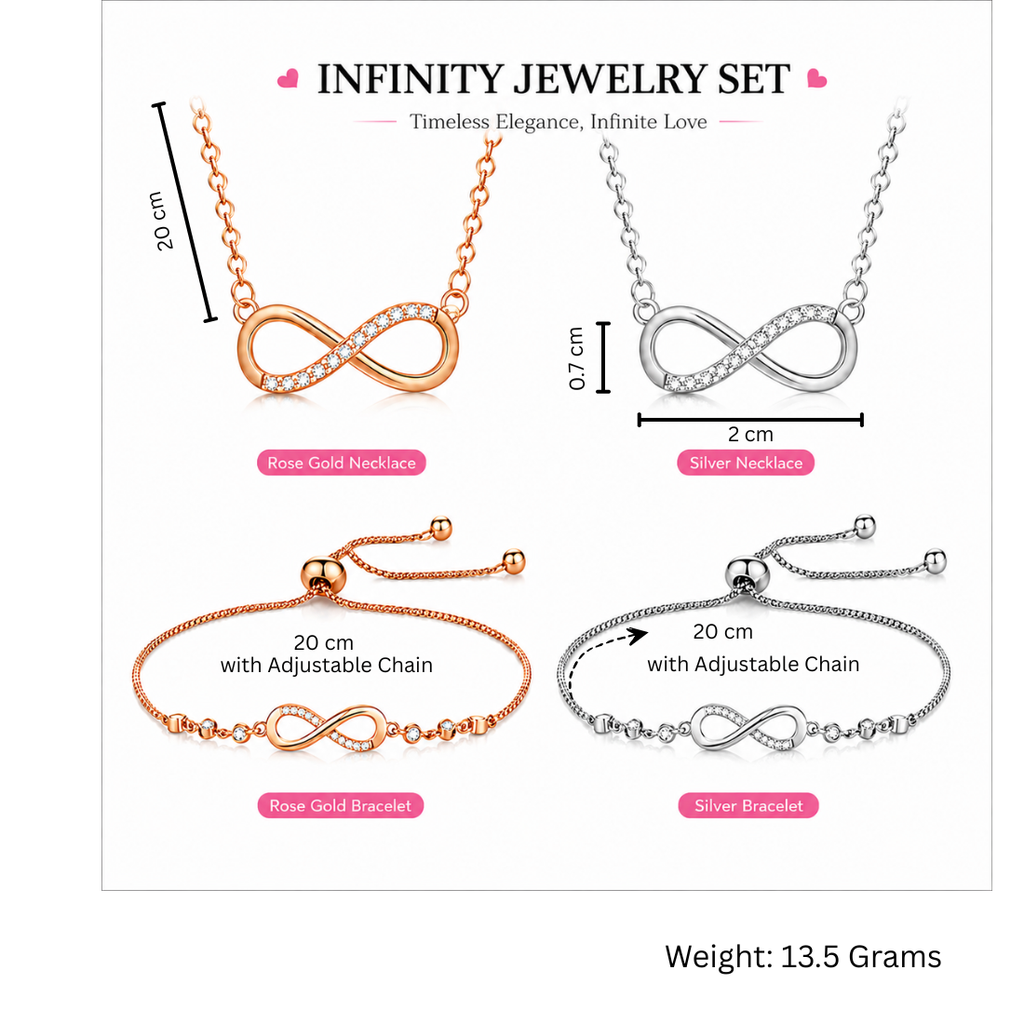 Infinity Love Value Set For Women And Girls