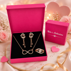 Rose Gold Jewelry Gift Set for Women