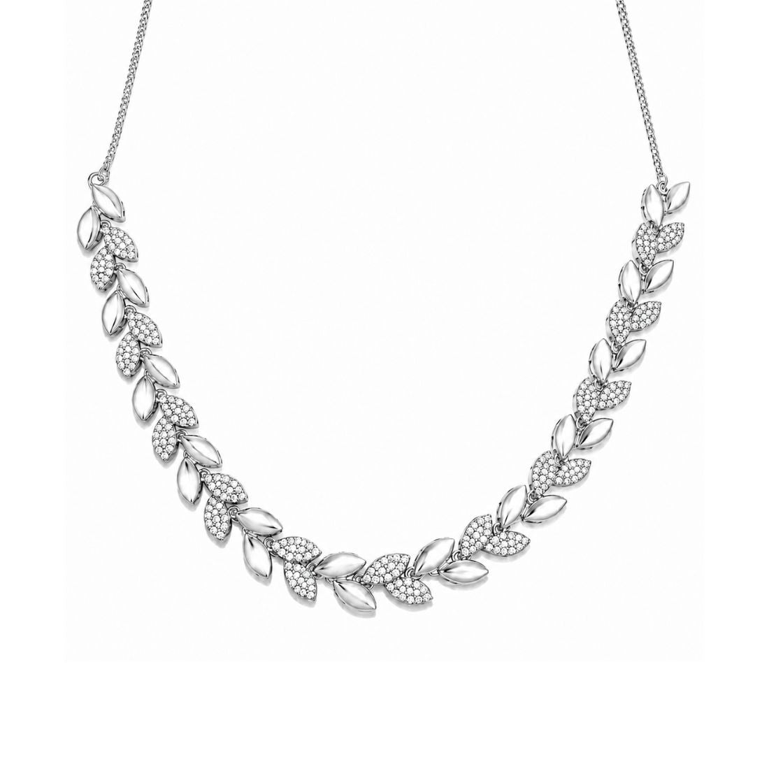 Leaf Design Necklace Set