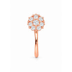 Rose Gold Floral Non-Piercing Nose Pin