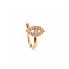 Rose Gold Non Piercing Evil Eye Nose Pin