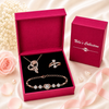Rose Gold Jewellery Gift Set for Women
