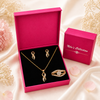 Rose Gold Infinity Jewelry Gift Set for Women