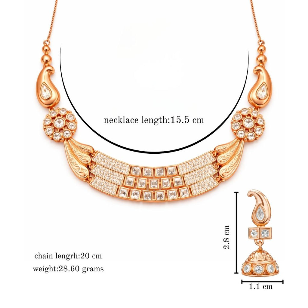Rose Gold Traditional Jewellery Set