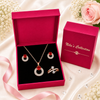 Rose Gold Jewellery Gift Set For Women