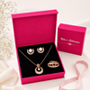 Rose Gold Jewelry Gift Set for Women