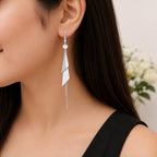 Silver Plated Dangle Earrings for Women