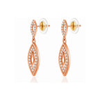 Rose Gold Plated Drop Earrings for Women