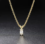 solitaire pendant women
