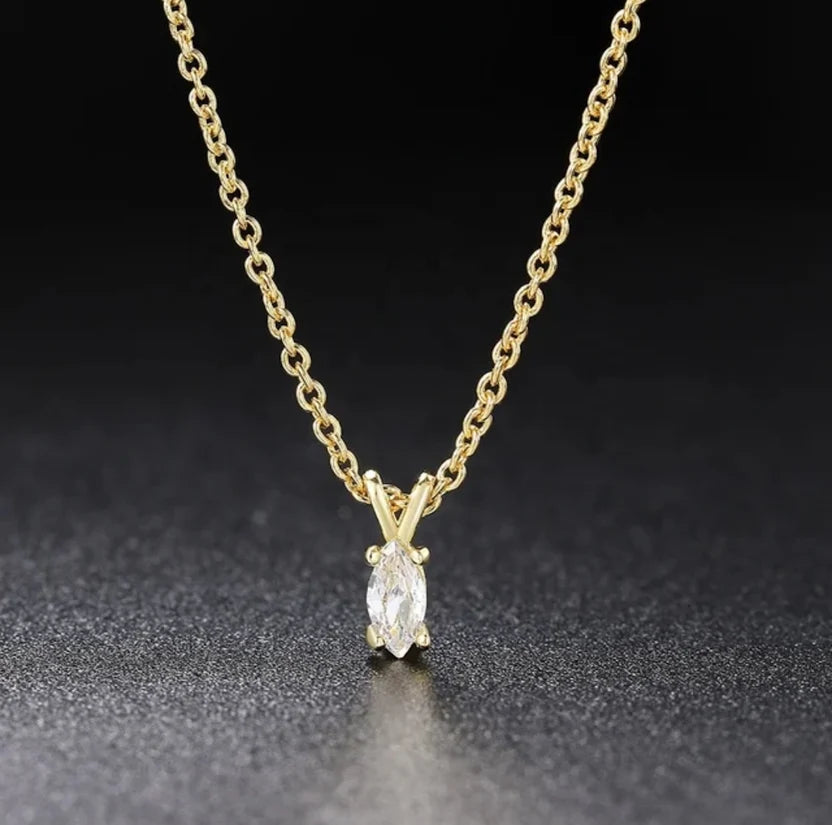 solitaire pendant women