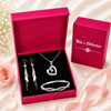 Silver Pendant Jewellery Gift Set for Women