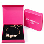 Gift Rose Gold AD Jewelry Set for Women And Girls