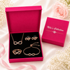 Rose Gold Infinity Jewellery set