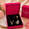 Heart Bling Mangalsutra Combo Set