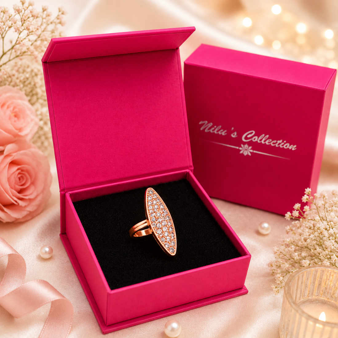 Rose Gold Gift Jewelry Set for Women