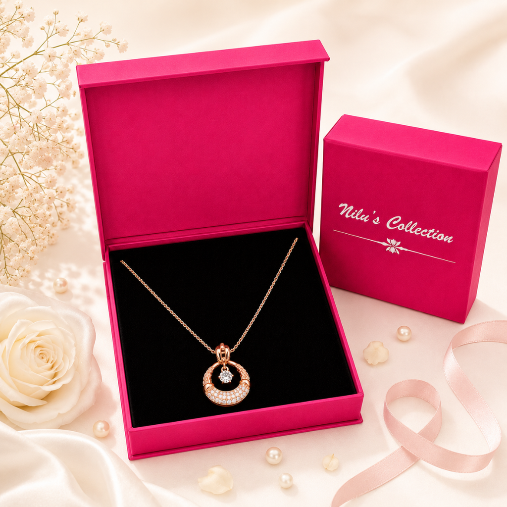 Rose Gold Jewelry Gift Set for Women