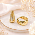 Gold Plated Hoop earrings For Women
