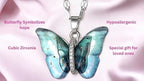 Butterfly Pendant with Studs  Value Set for Women & Girls