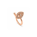 Rose Gold Non Piercing Evil Eye Nose Pin