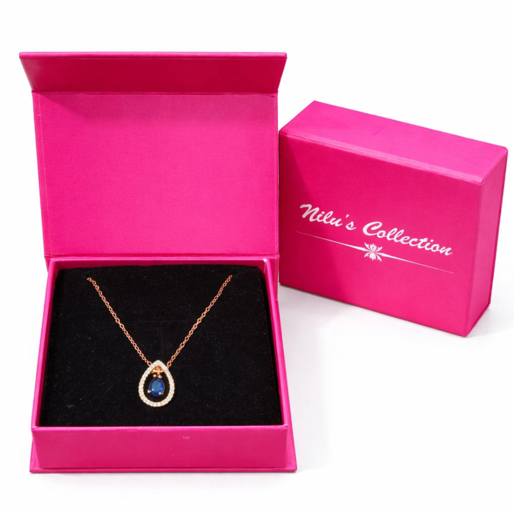 Gift Rose Gold AD Jewelry Set for Women And Girls