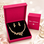 Rose Gold Party Wear Jewelry Gift Set