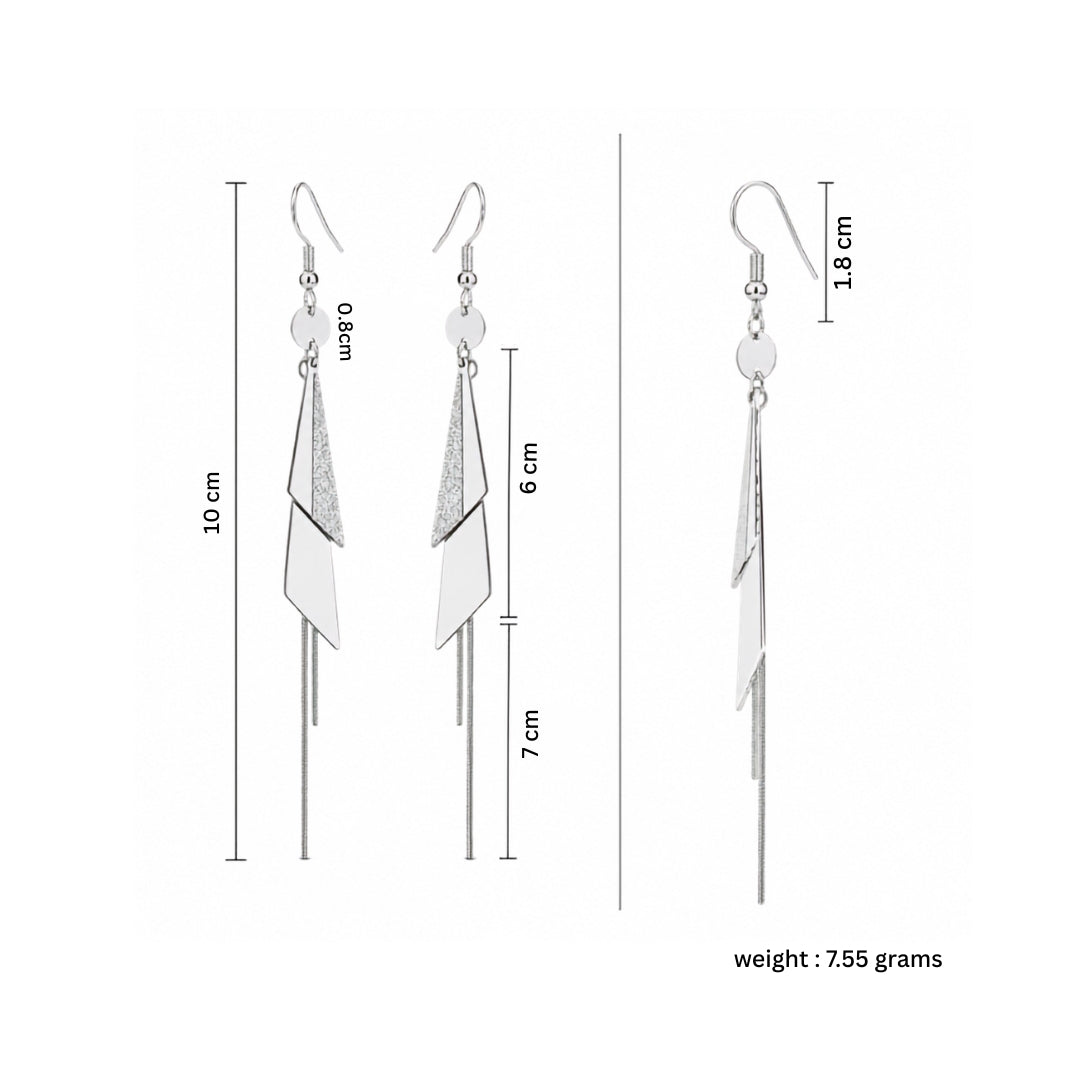 Silver Dangle Earrings for Women