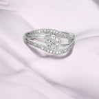 Silver Plated Finger Ring for Women and Girls