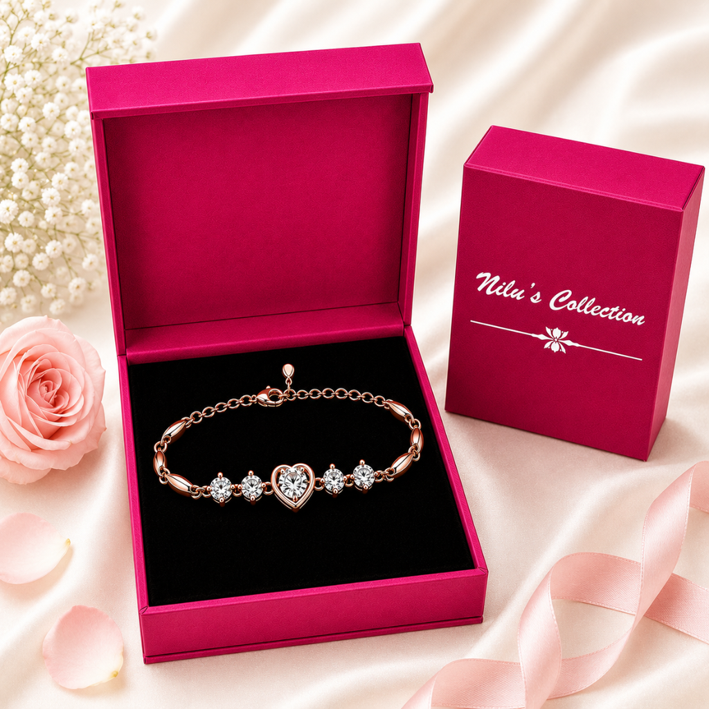 Rose Gold Jewellery Gift Set for Women