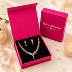 Rose Gold Gift Jewelry Set for Women