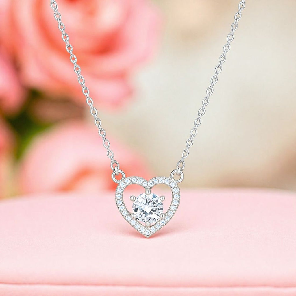 Silver Plated Heart Pendant