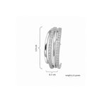 Silver Plated Hoop Earrings  for Women