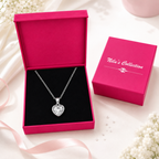 Silver Pendant & Bracelet Gift Set For Women