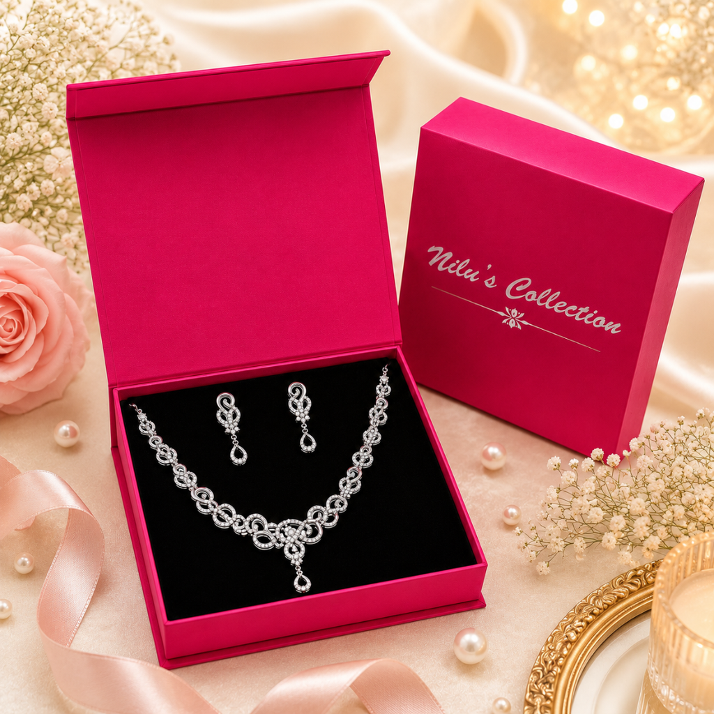 Silver Gift Jewelry Set for Women