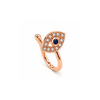 Rose Gold Non-Piercing Evil Eye Nose Pin
