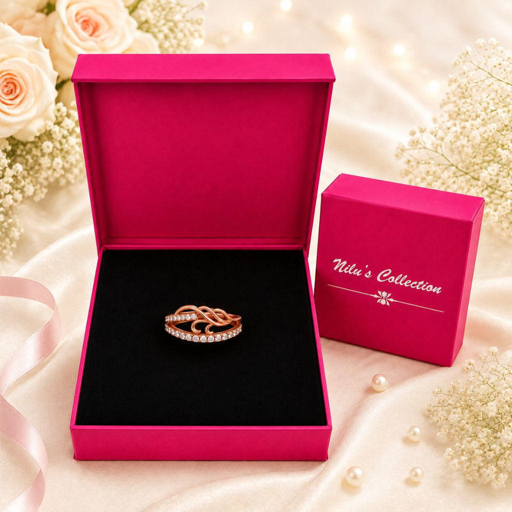 Rose Gold Necklace Jewellery Gift Set For Women