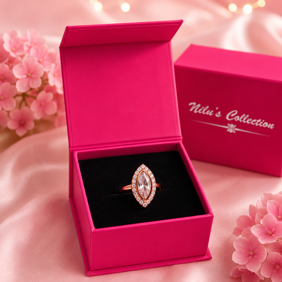 Premium Rose Gold Jewellery Gift Set for Women