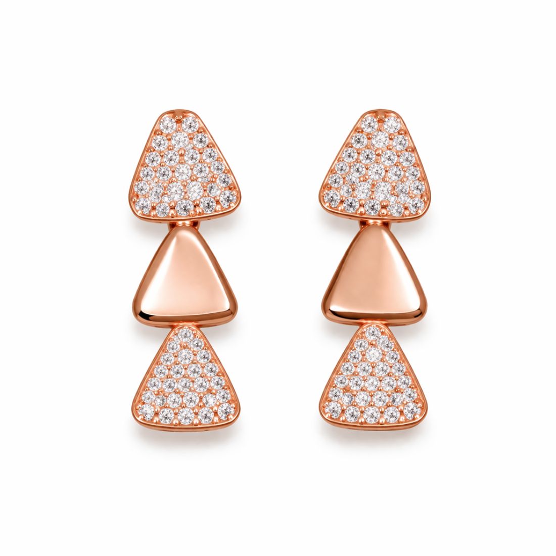 Rose Gold Jewellery Set For Women