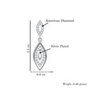 Silver Drop Earrings for Women