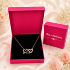 Rose Gold Heart Jewellery Gift Set For Women