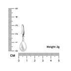 White Cherry Pearl Stylish Fancy Drop Earrings for Women and Girl