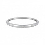 Silver Plated Kada Bracelet For Women And Girls