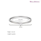 Silver Plated Kada Bracelet For Women And Girls