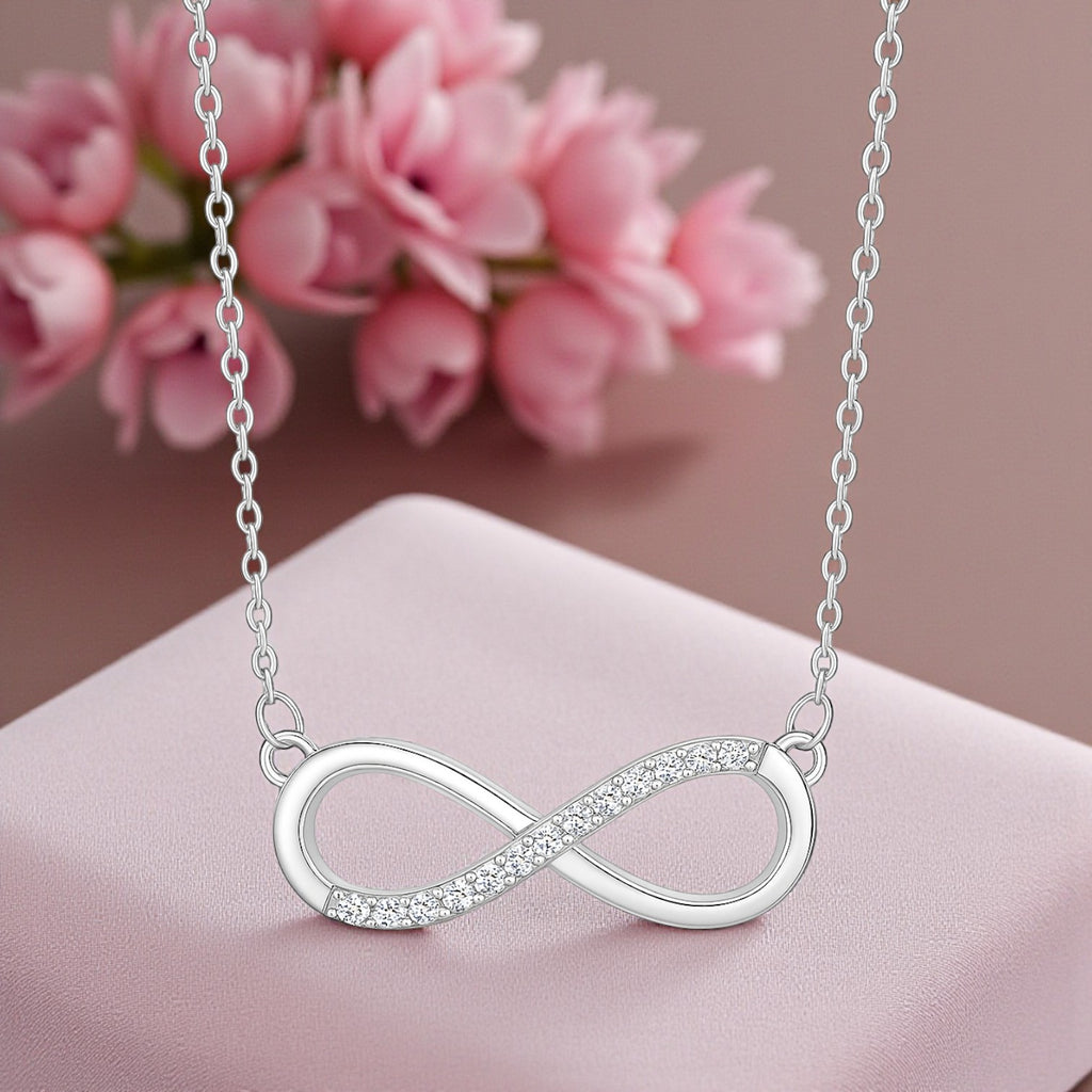 Infinity Love Pendant for Girls|Anti Allergy| Anti Tarnish| Valentine Gift