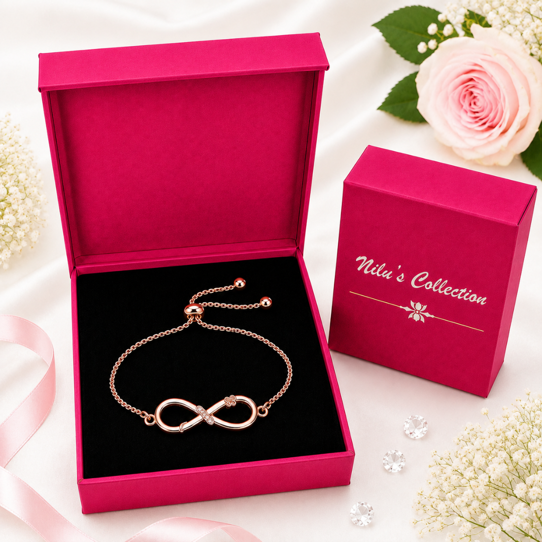Rose Gold Jewellerey Gift Set for Women