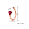 Rose Gold Non Piercing Nose Pin