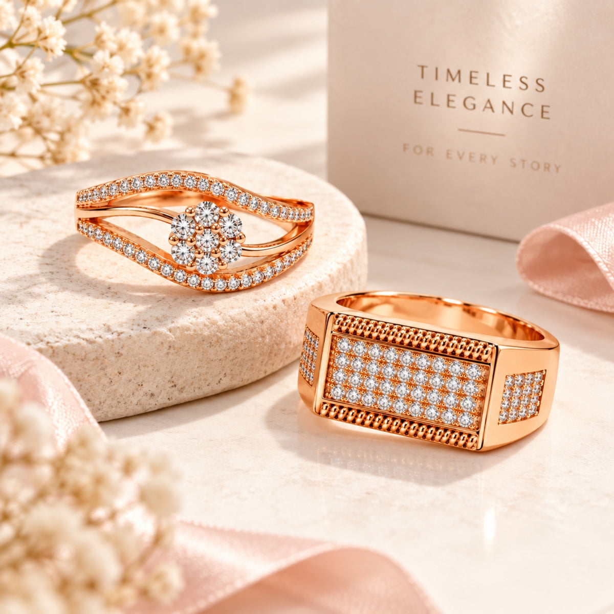 Romantic Couples Ring For Men & Women