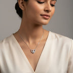 Silver Plated Heart Pendant