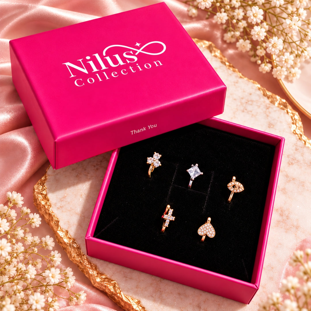 Non Piercing Nose Pin for Women