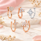 Non Piercing Nose Pin for Women Pack of 5